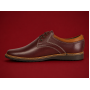 Oferta Marimea 42 Pantofi barbati casual din piele naturala Bordeaux - LGKR30GRENA